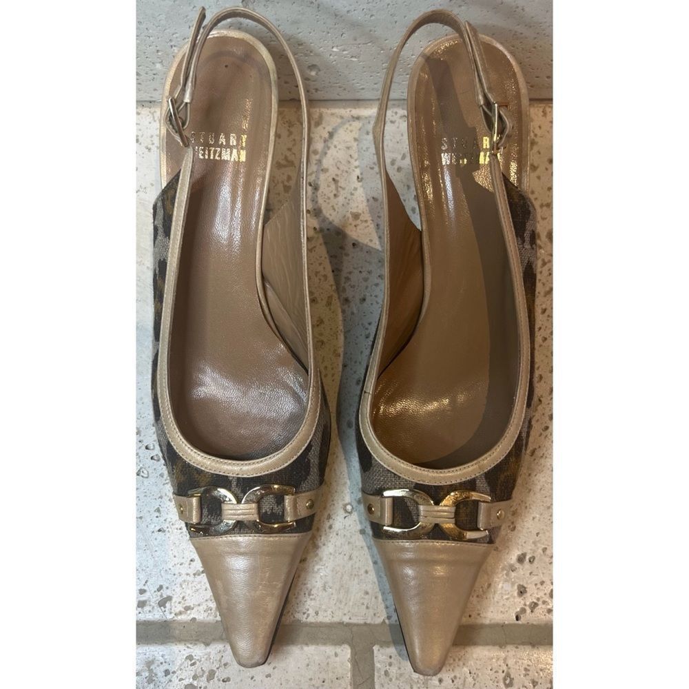 Vintage Stuart Weitzman Animal print pumps Size 9